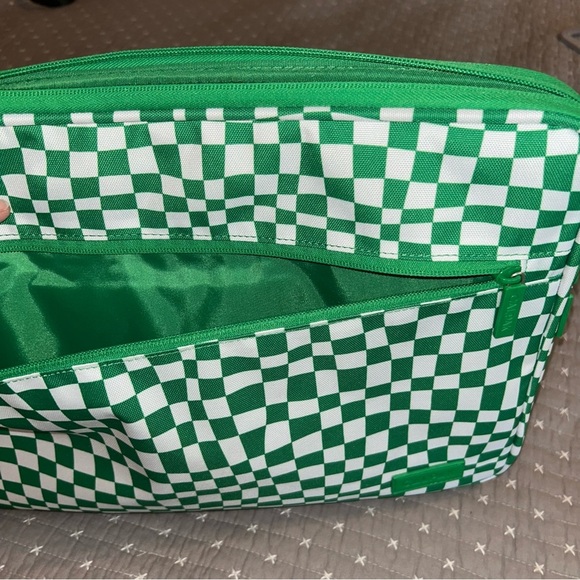 Calpak Green and White Checkered Laptop Sleeve - Like New! - Picture 5 of 7